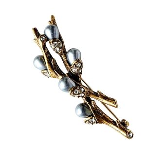 Joan Rivers Willow Branch Brooch